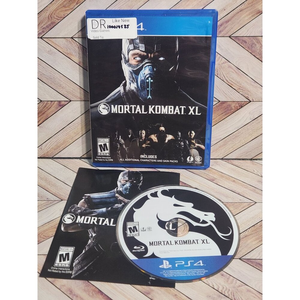 Sony PS4 Mortal Kombat XL - Blue and Black